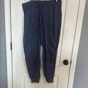Lululemon dance studio mid-rise cropped pants. Grayish blue